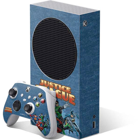 Justice League Action Pose Charcaters Xbox Series S Bundle Skin