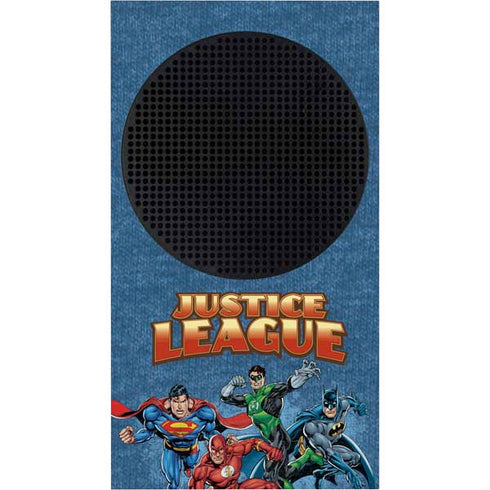 Justice League Action Pose Charcaters Xbox Series S Console Skin