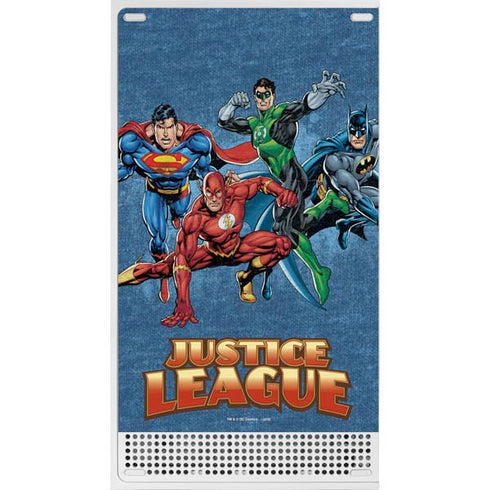 Justice League Action Pose Charcaters Xbox Series S Console Skin