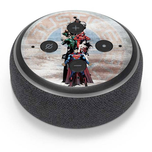 Justice League Heroes Stance 2 Amazon Echo Dot Skin
