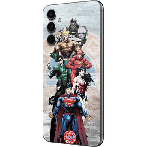 Justice League Heroes Stance 2 Galaxy A14 5G Skin