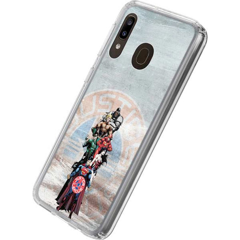 Justice League Heroes Stance 2 Galaxy A20 Clear Case