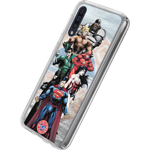 Justice League Heroes Stance 2 Galaxy A50 Clear Case