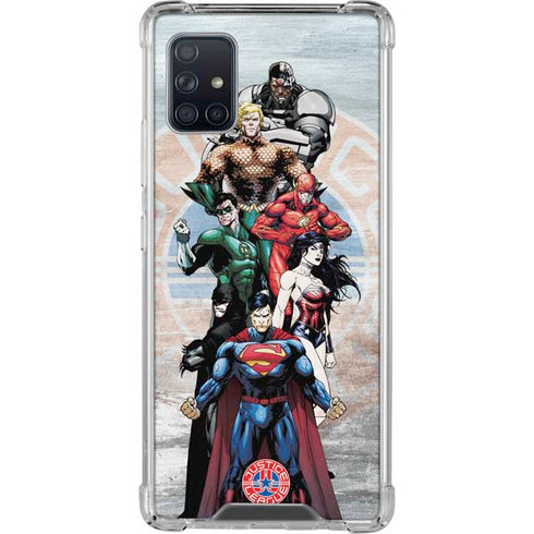Justice League Heroes Stance 2 Galaxy A51 5G Clear Case