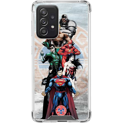 Justice League Heroes Stance 2 Galaxy A52 5G Clear Case