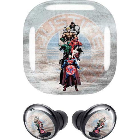 Justice League Heroes Stance 2 Galaxy Buds Pro Skin