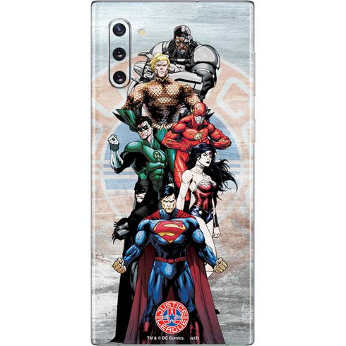 Justice League Heroes Stance 2 Galaxy Note 10 Skin