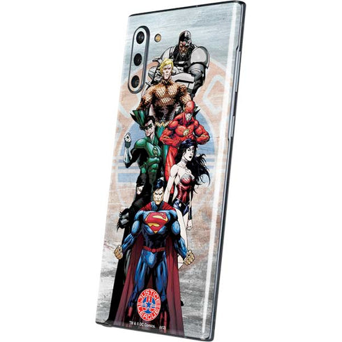 Justice League Heroes Stance 2 Galaxy Note 10 Skin