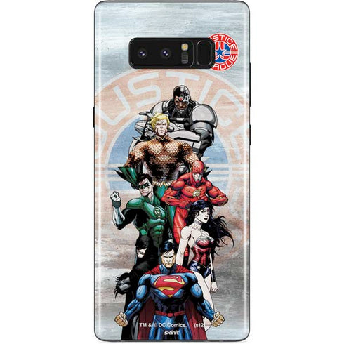 Justice League Heroes Stance 2 Galaxy Note 8 Skin