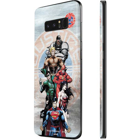 Justice League Heroes Stance 2 Galaxy Note 8 Skin