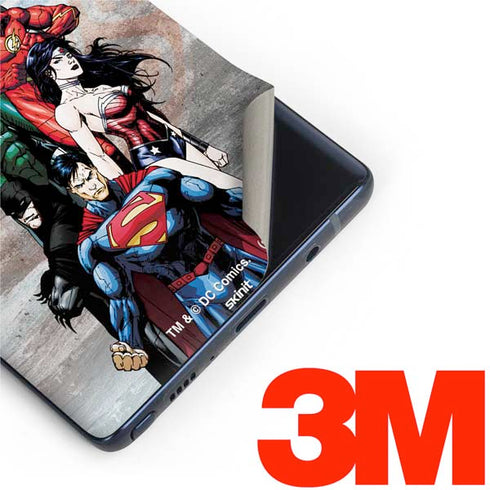 Justice League Heroes Stance 2 Galaxy Note 9 Skin