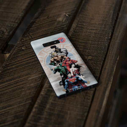Justice League Heroes Stance 2 Galaxy Note 9 Skin