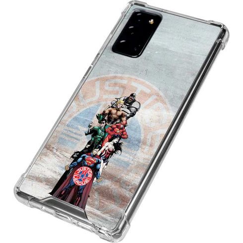Justice League Heroes Stance 2 Galaxy Note20 5G Clear Case