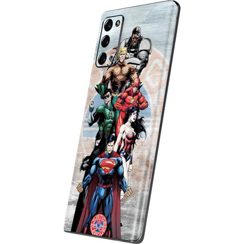Justice League Heroes Stance 2 Galaxy Note20 5G Skin