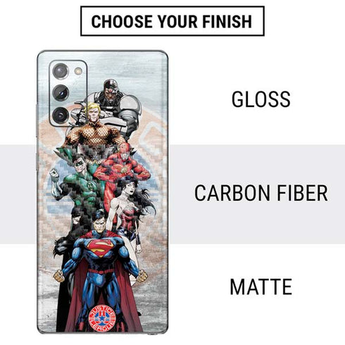 Justice League Heroes Stance 2 Galaxy Note20 5G Skin