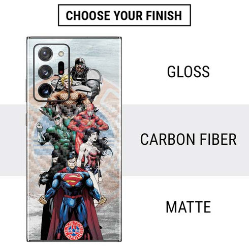 Justice League Heroes Stance 2 Galaxy Note20 Ultra 5G Skin