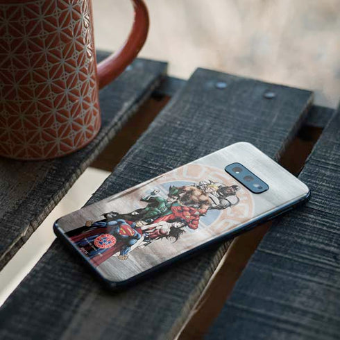 Justice League Heroes Stance 2 Galaxy S10e Skin