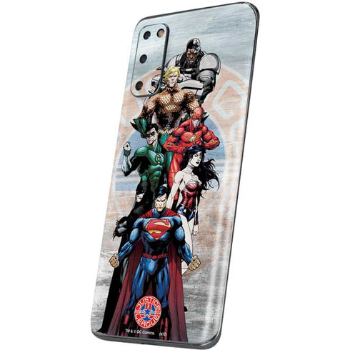Justice League Heroes Stance 2 Galaxy S20 Skin