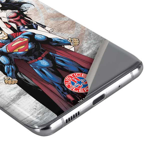 Justice League Heroes Stance 2 Galaxy S20 Skin
