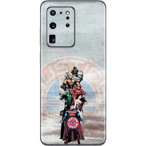 Justice League Heroes Stance 2 Galaxy S20 Ultra 5G Skin