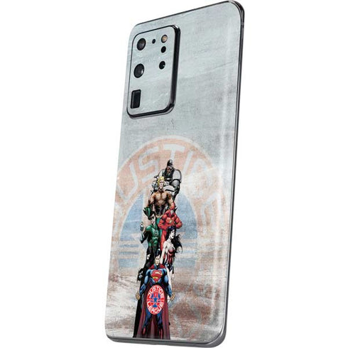 Justice League Heroes Stance 2 Galaxy S20 Ultra 5G Skin