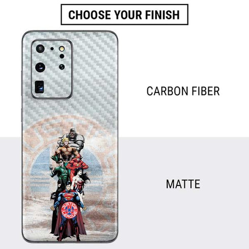 Justice League Heroes Stance 2 Galaxy S20 Ultra 5G Skin
