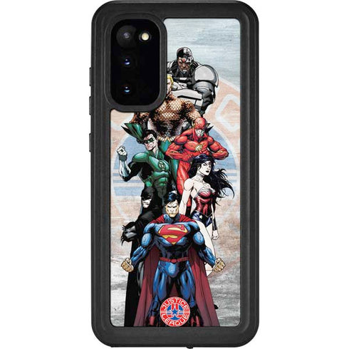 Justice League Heroes Stance 2 Galaxy S20 Waterproof Case