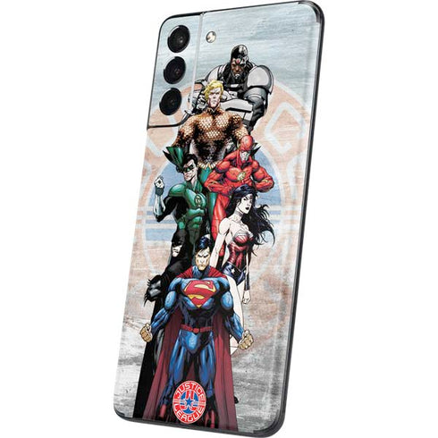 Justice League Heroes Stance 2 Galaxy S21 5G Skin