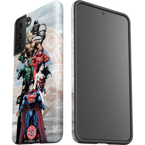 Justice League Heroes Stance 2 Galaxy S21 FE Pro Case