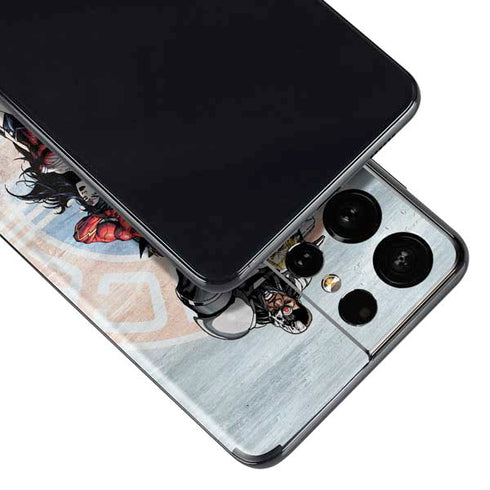 Justice League Heroes Stance 2 Galaxy S21 Ultra 5G Skin