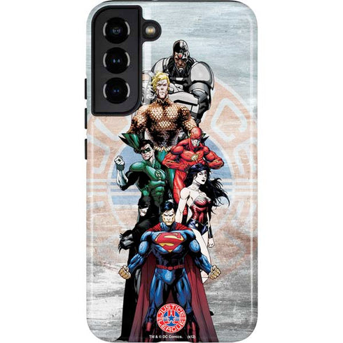 Justice League Heroes Stance 2 Galaxy S22 Plus Pro Case