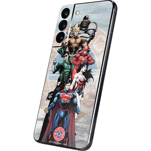 Justice League Heroes Stance 2 Galaxy S22 Plus Skin
