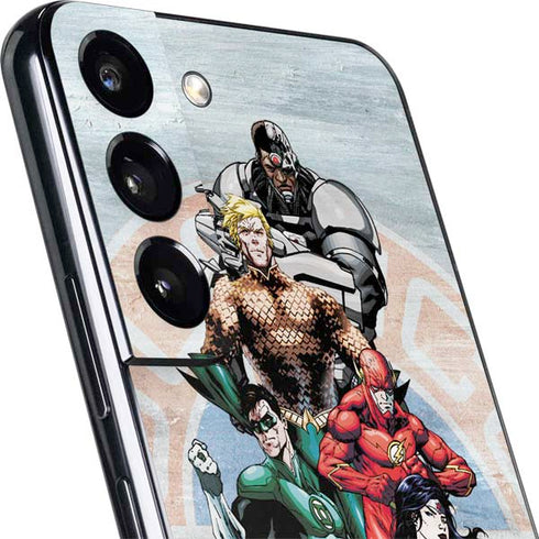 Justice League Heroes Stance 2 Galaxy S22 Plus Skin