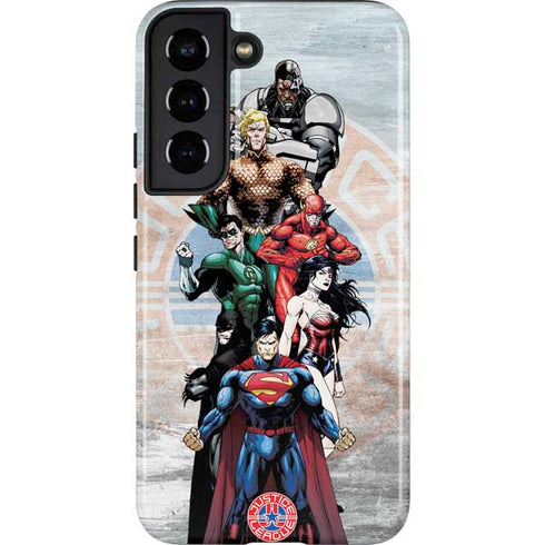 Justice League Heroes Stance 2 Galaxy S22 Pro Case