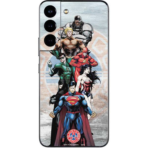 Justice League Heroes Stance 2 Galaxy S22 Skin