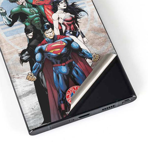 Justice League Heroes Stance 2 Galaxy S22 Ultra Skin