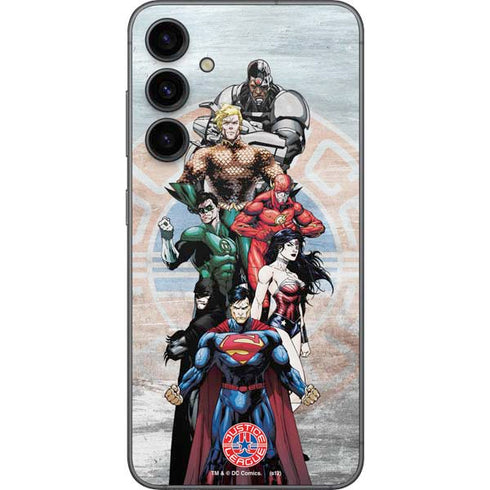 Justice League Heroes Stance 2 Galaxy S23 FE Skin
