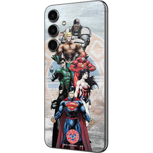 Justice League Heroes Stance 2 Galaxy S23 FE Skin
