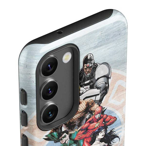 Justice League Heroes Stance 2 Galaxy S23 Plus Pro Case