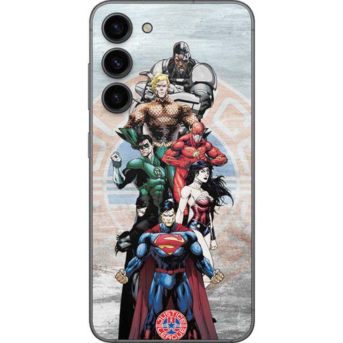 Justice League Heroes Stance 2 Galaxy S23 Plus Skin