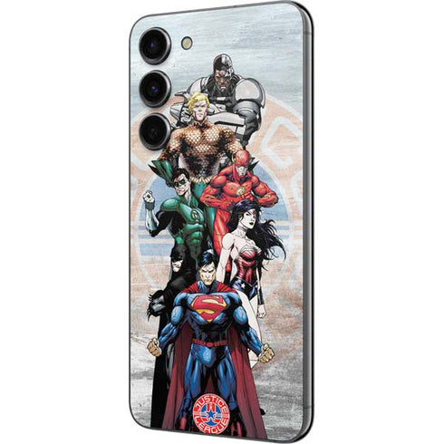 Justice League Heroes Stance 2 Galaxy S23 Plus Skin