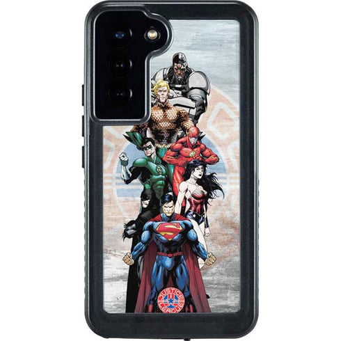 Justice League Heroes Stance 2 Galaxy S23 Plus Waterproof Case
