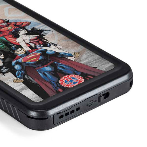 Justice League Heroes Stance 2 Galaxy S23 Plus Waterproof Case