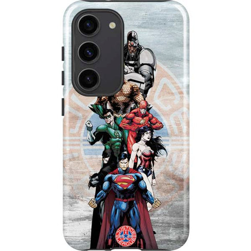 Justice League Heroes Stance 2 Galaxy S23 Pro Case
