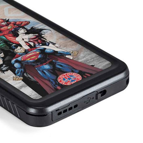 Justice League Heroes Stance 2 Galaxy S23 Waterproof Case