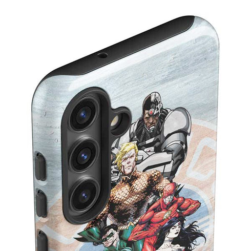 Justice League Heroes Stance 2 Galaxy S24 Plus Impact Case