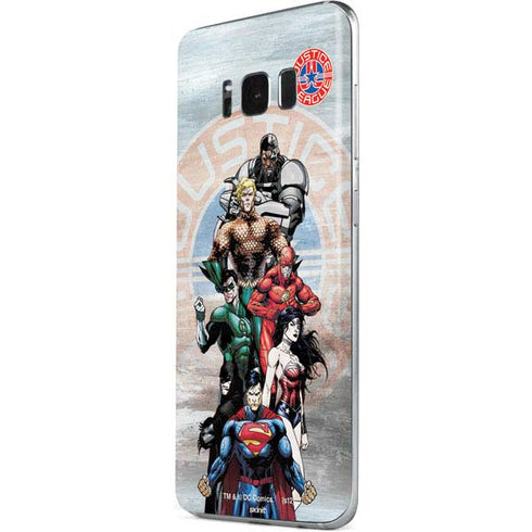 Justice League Heroes Stance 2 Galaxy S8 Skin