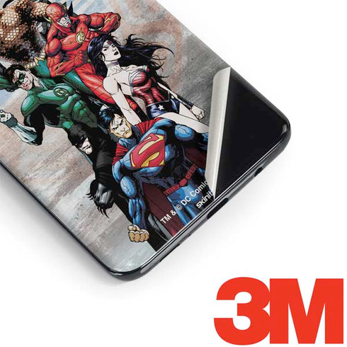 Justice League Heroes Stance 2 Galaxy S9 Plus Skin