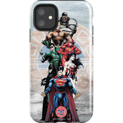 Justice League Heroes Stance 2 iPhone 11 Impact Case