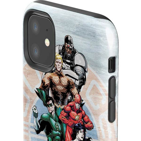 Justice League Heroes Stance 2 iPhone 11 Impact Case